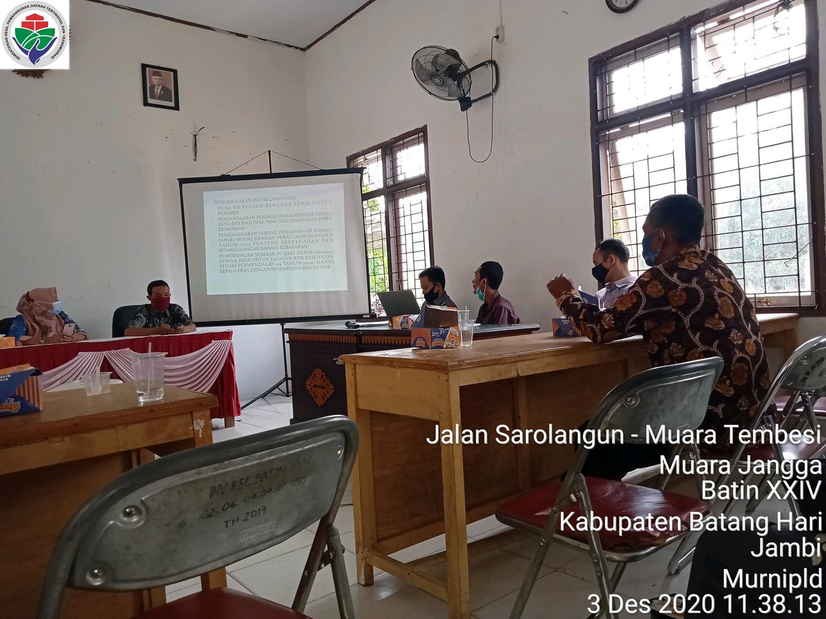 murnipld04346's tweet photo. Sosialisasi Peraturan Bupati Batanghari Dan Asistensi Penyusunan APBDes Tahun Anggaran 2021
Di Aula Kantor Camat Batin XXIV
#Kemendes
#tppiJambi
#tppibatanghari https://t.co/G2yb3HeT3o