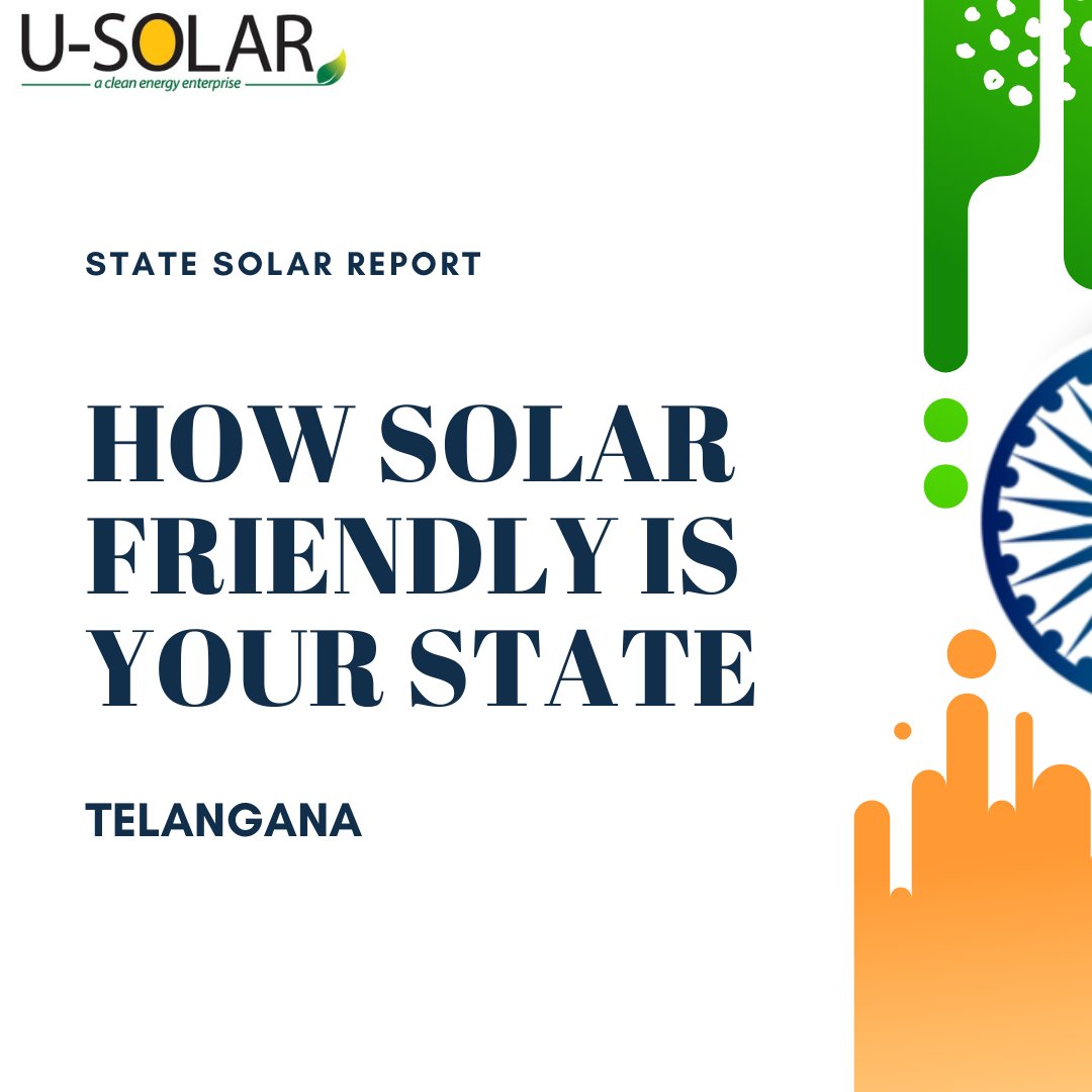 USolar_Energy's tweet image. #Telangana is a vast solar potential state, it has bright sunlight weather for more than 250 days in a year. Below is Telangana state #Solar policy aims to add solar generation of a minimum of 5000 MW by 2022.
#SolarReport #SolarPolicy #SolarPower #Policy