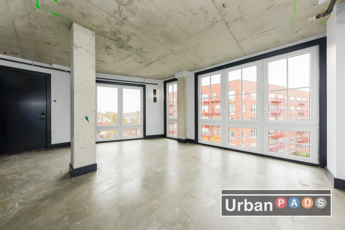 the larger units simply offer more opportunities for concrete walls and ceilings