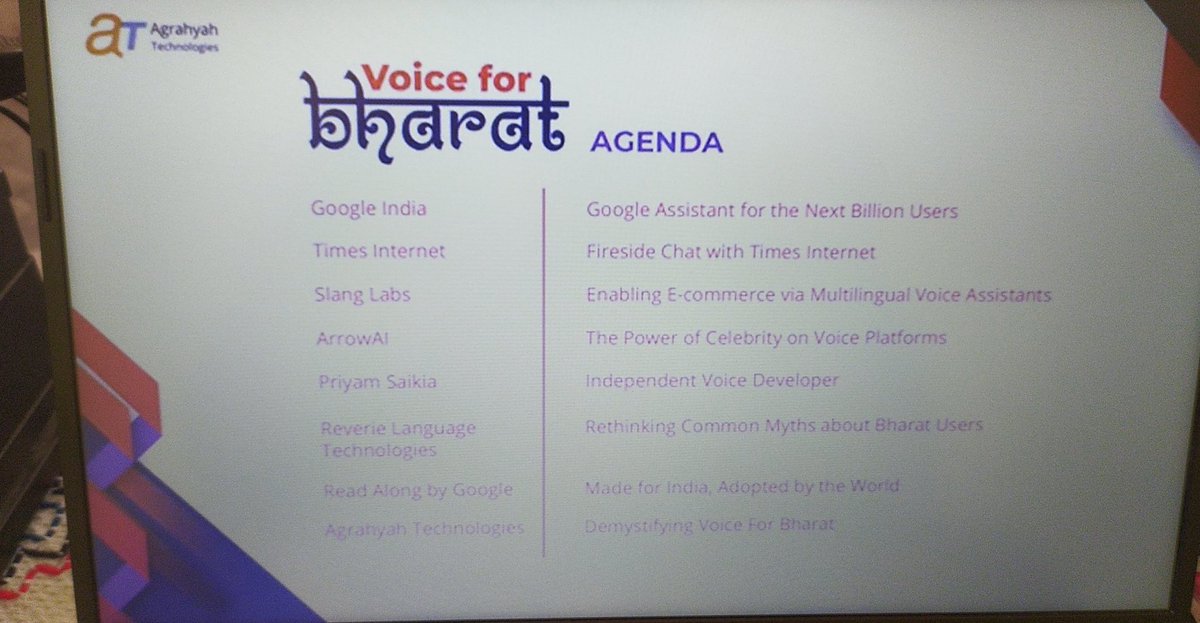 0xvph's tweet image. Join it fast #VOICETalksIndia fast.
@GoModev @sreeraman #okgoogle #Google #googlevoice #voicetechnology #ArtificialIntelligence #MachineLearning @TimesInternet