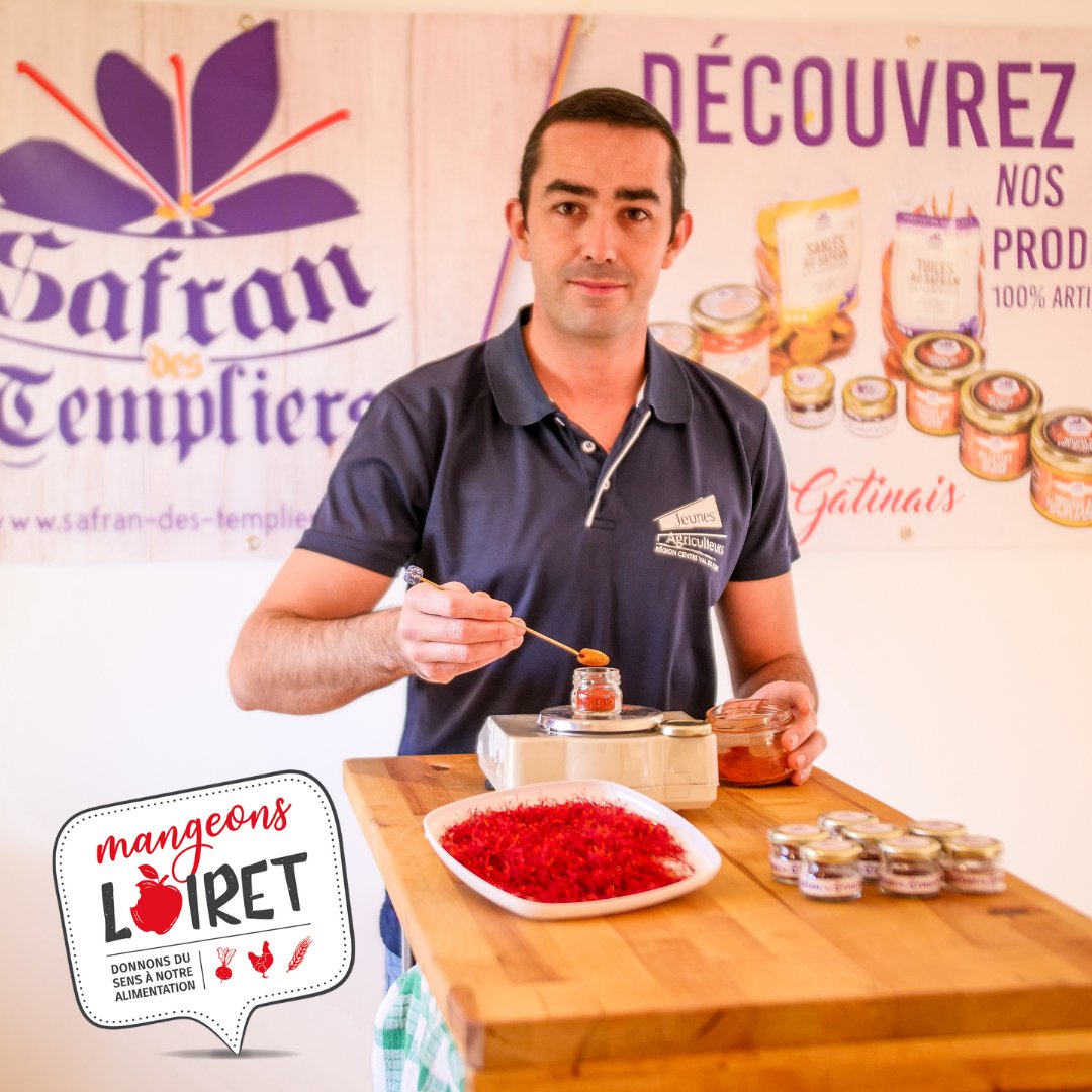 JALoiret's tweet photo. 🌸 Pendant les fêtes, mangeons #Loiret ! 🌸

De l'or rouge Made In Loiret ?

@MaximeBuizard vous propose des compositions gourmandes à base de Safran pour des fêtes colorées &amp; gourmandes ! 🎁

📌 Produits à découvrir  au @SafranTempliers à Egry

@leloiret | @JeunesAgri https://t.co/rsvDxXjhLv