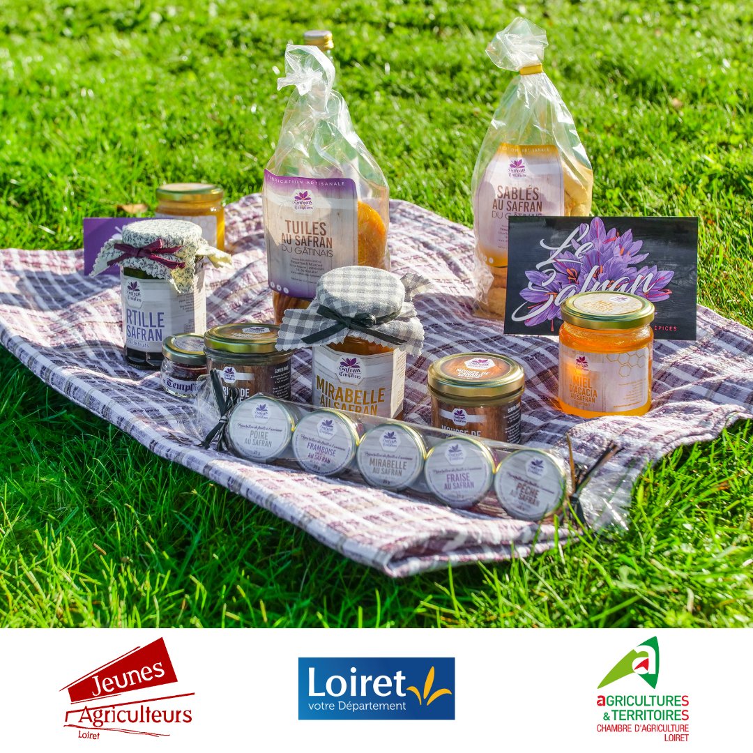 JALoiret's tweet photo. 🌸 Pendant les fêtes, mangeons #Loiret ! 🌸

De l'or rouge Made In Loiret ?

@MaximeBuizard vous propose des compositions gourmandes à base de Safran pour des fêtes colorées &amp; gourmandes ! 🎁

📌 Produits à découvrir  au @SafranTempliers à Egry

@leloiret | @JeunesAgri https://t.co/rsvDxXjhLv