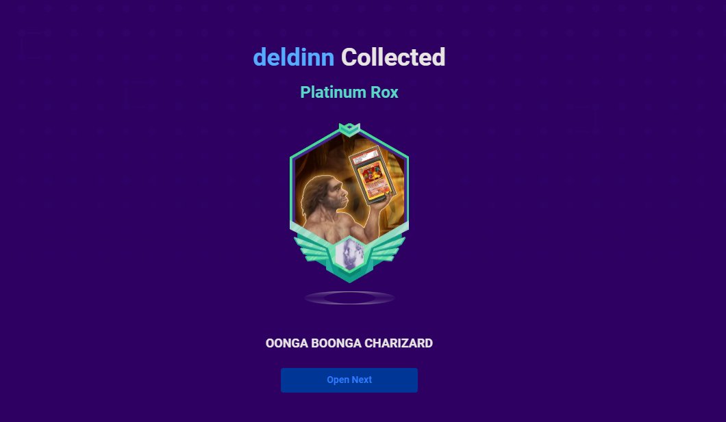ItsLewdicolo's tweet photo. OONGA BOONGA CHARIZARD!

AFTER 165 ROX BOXES SOLD, @DELDINN PULLED THE VERY FIRST PLATINUM @ROXCOLLECTIBLES ON THE CHANNEL! https://t.co/DmiBfadSnr