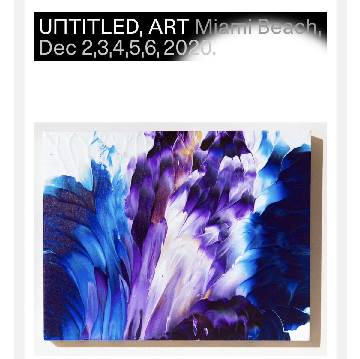 Seattle: #edcohen #untitledartfair #digitalartfair #dontmisstheshow #winstonwachterseattle