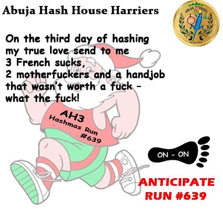 abujahashhouse's tweet photo. The Abuja Hash brings you the most exciting and adventurous Hashmas run. #hashmasrun2020
#hashmas
#christmas
#decembertoremember
#hashhouseharriers
#hash
#abujahash
#hashhouseharriers
#adventure
#nature
#beer
#drinkingclubwitharunningproblem
#drinkingrunners https://t.co/qz34zAmC7R