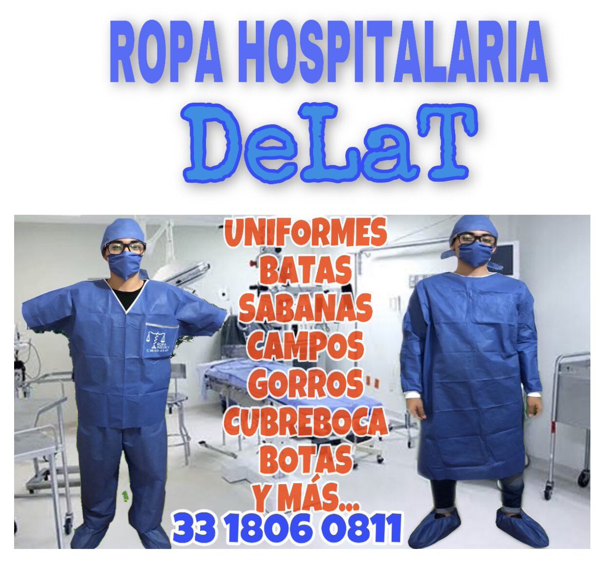DESECHABLE PARA SPA Y HOSPITALARIO DeLaT (@ropa_medica) / Twitter