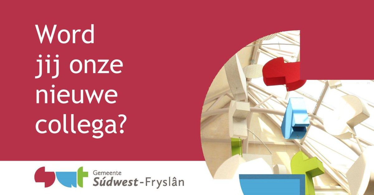 📢 #VACATURE | Wij zoeken een Beleidsadviseur economie, toerisme en recreatie.

Ben jij de verbinder en creatief denker die wij zoeken? Kijk voor meer informatie ↩️
bit.ly/36y24IW
