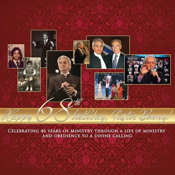 HAPPY BIRTHDAY PASTOR BENNY HINN SIR
WE CELEBRATE YOU. 