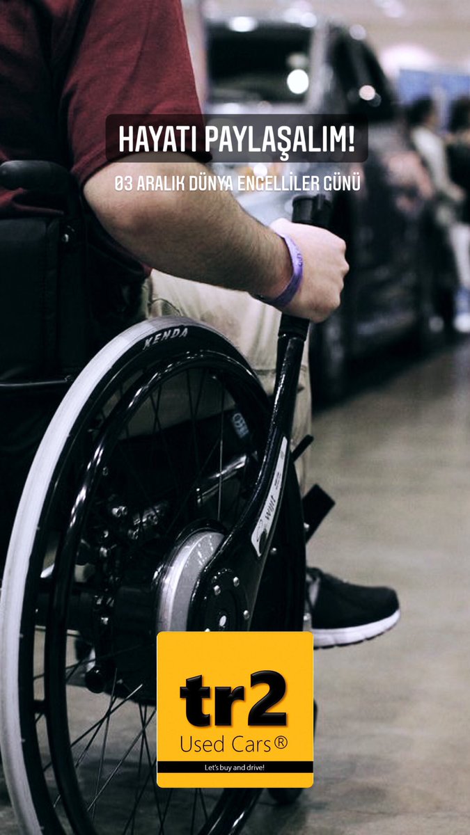 bektassener's tweet photo. Hayatı paylaşalım! 

tr2 Used Cars ailesi olarak 03 Aralık Dünya Engelliler Günü'nü kutlarız. 

#disabledday #handicappedday #engellerikaldır #tr2usedcars  #3AralıkDünyaEngellilerGünü https://t.co/DQ7nBlf4On
