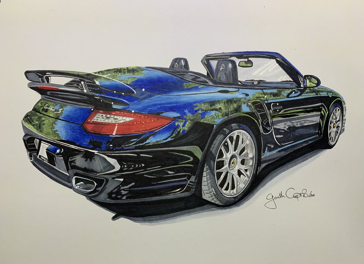My attempt at drawing a Porsche Turbo S 🙈 @Porsche #porsche https://t.co/TASyRG7RDA