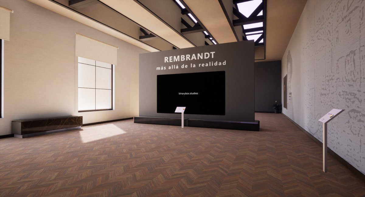 abrahamrammar's tweet photo. Hace días te presenté la nueva visita virtual del Mauritshuis pero no te olvides de que aquí hay un museo virtual 100% 😌

Esta es la remodelada sala de la primera expo del MUVA, ‘Rembrandt, más allá de la realidad’, que estará disponible muy pronto en el nuevo acceso al MUVA 😁 https://t.co/KLj0h4tCFL