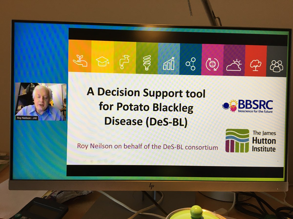 Blackleg_Hub's tweet photo. Great talk by Roy Neilson from @JamesHuttonInst on the @BBSRC @BactPlantDis DeS BL blackleg project as part of @TheAHDB Agronomy Week 2020. If you missed it please look out for it when the recording becomes available. https://t.co/LXUE1srFtl
