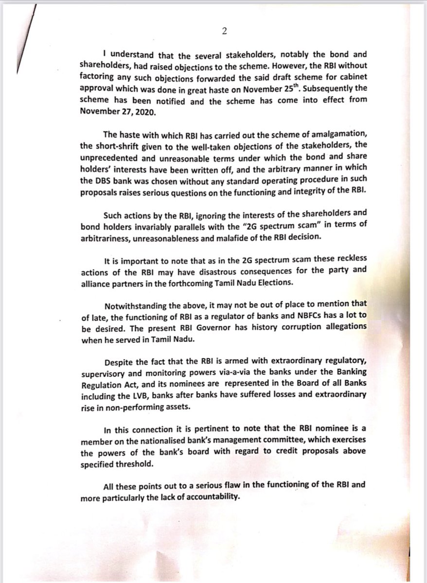 Swamy39's tweet image. I have written to Prime Minister @narendramodi today about the corrupt merger of Laxmi Vilas Bank with DBS