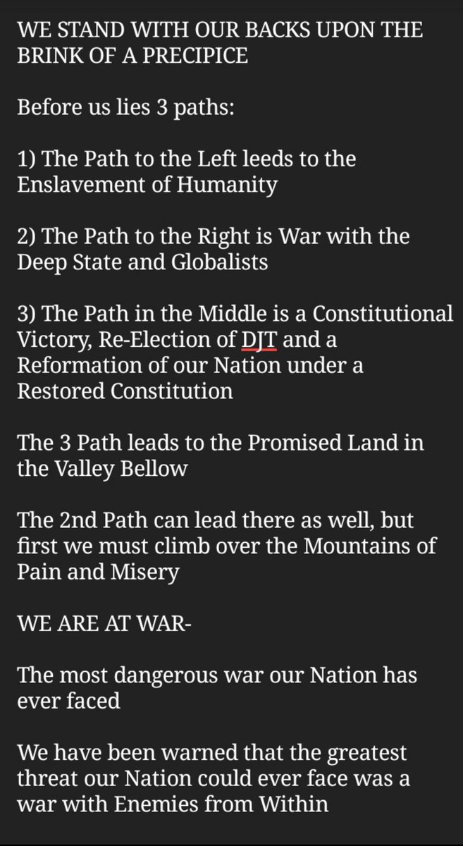 OUR GREAT PRESIDENT DONALD J. TRUMP IS SET TO BECOME THE FATHER OF OUR NATION REBORN  @realDonaldTrump The United States FOR America 2.0For DJT is all that stands between us and a Dystopian Hell on EarthWE MUST RE-DECLARE OUR DECLARATION OF INDEPENDENCE