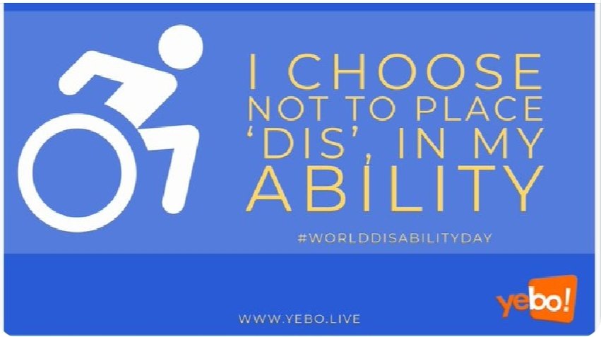 JulyKiio's tweet photo. #WorldDisabilityDay2020 @Sheddie1 @OluloPascal @NZEYIMANAJeand3 @YALIRLCEA @EastAfricaYou @Yoal_Gatkuoth @nimakassim @wamukotabrian @GikonyoMaureen @wavinya2013 @KKedipa @acdnet_kenya @TheDIANetwork @CCYDNetwork @DinabiNig @Africdisability @TalkActKE @DisabRightsFund https://t.co/QWIeh3yKJv