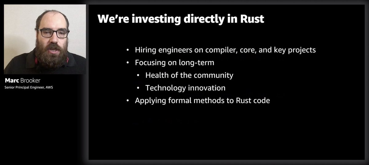 And great to see they're investing into the community itself, doubling down both internally and externally.Love to see more details on how formal methods is applied here.