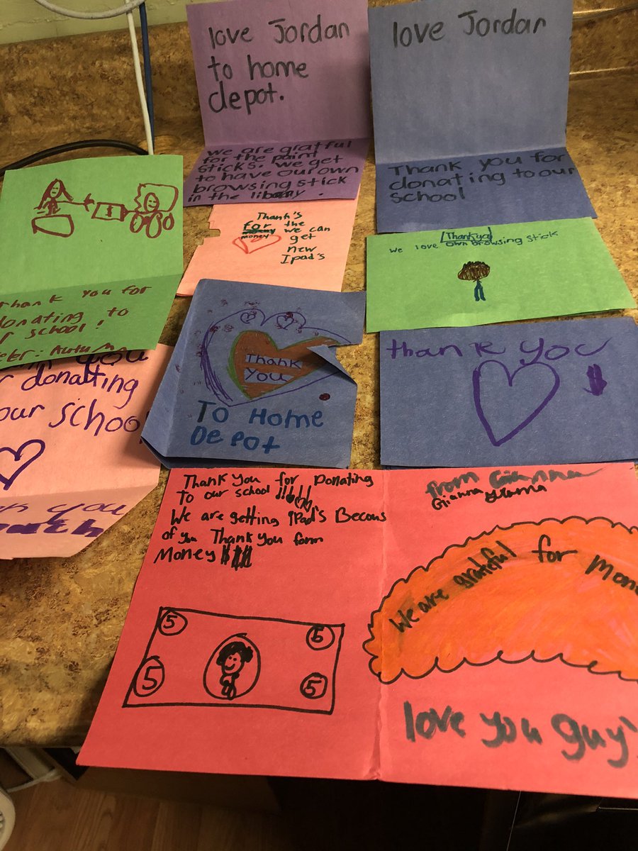 Ken Barnhard (@kennyb1080) on Twitter photo It’s sometimes the little things that mean the most!! We donated some paint sticks to a local school and got personalized letters from the students and teacher just raving about home much they loved them and appreciate everything the Home Depot does!!! <a href="/BrettTHD/">Brett Stephens</a> <a href="/jennifert1855/">jennifer taylor</a> It’s sometimes the little things that mean the most!! We donated some paint sticks to a local school and got personalized letters from the students and teacher just raving about home much they loved them and appreciate everything the Home Depot does!!! <a href="/BrettTHD/">Brett Stephens</a> <a href="/jennifert1855/">jennifer taylor</a>