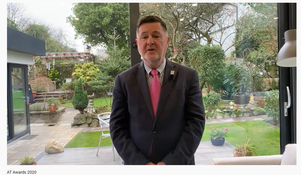 Fantastic to see our own David Traynor <a href="/dmtraynor/">♦️David M Traynor📍</a> win the CIAT 2020 Gold Award! Great champion of our profession in Northern Ireland and the institute afar! 😃🥳🥳 #ATAwards @CIATechnologist