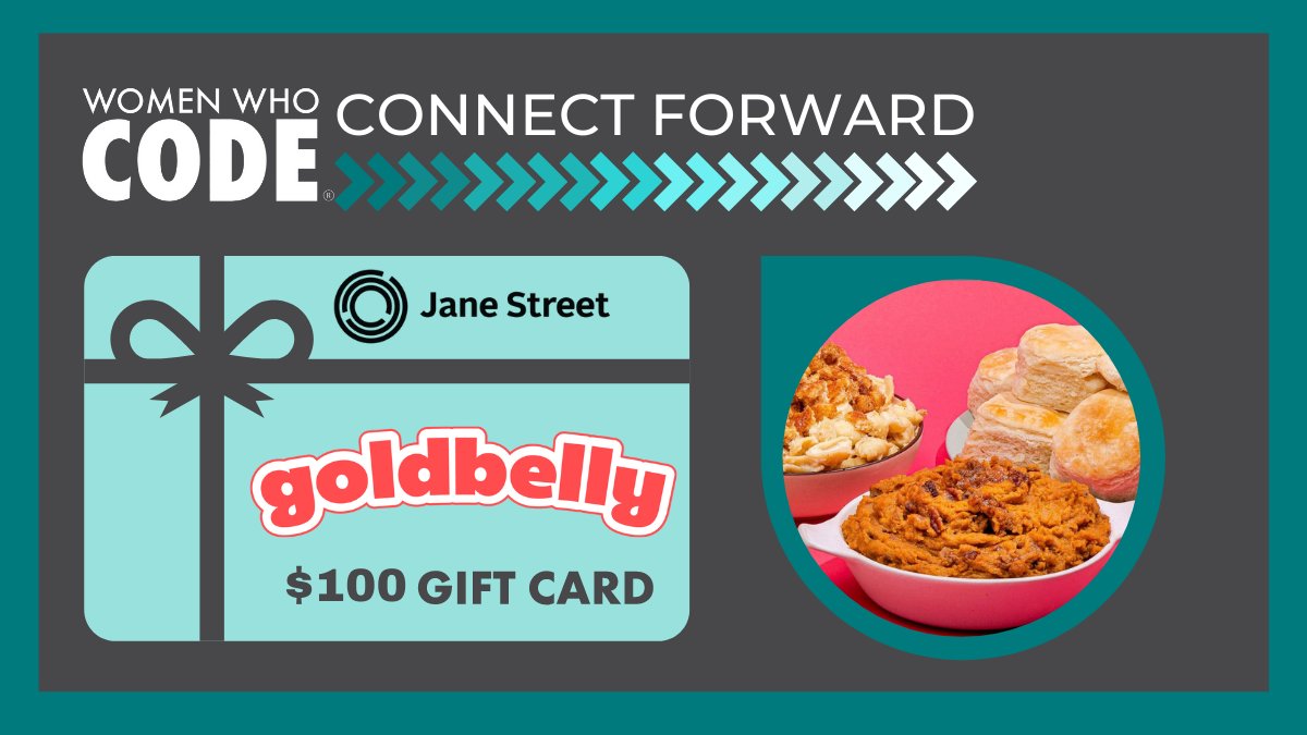 تويتر \ Women Who Code على تويتر: 🚨@Janestreetgroup Is Giving Away Two  $100 Gift Cards To Goldbelly! To Enter, Stop By Their Sponsor Booth At  #Connectforward Today! Register Now → Https://T.co/Toqggcrzzs  Https://T.co/Byfpy3gwnj