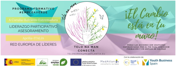 eusumogal's tweet photo. #somosatúavoz 📣
🙋 A cooperativa @MedAtlantia_UE lanza unha nova edición do proxecto #Telonaman, no marco do programa #empleaverde da @FBiodiversidad
👉Para mellorar competencias das persoas emprendedoras no eido da economía verde🌿 e azul 💧
+info 👇
https://t.co/KUtx9uQcmy https://t.co/kaaUpSuz0X