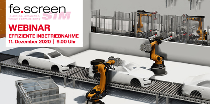 Morgen in einer Woche findet unser letztes Webinar in diesem Jahr statt. Zum Thema "Effiziente #Inbetriebnahme mit fe.screen-sim" wird Werner Pospiech referieren. Infos und Anmeldung: fee.de/informatik-sys… #anlagensimulation #prozessvisualisierung #VR #simulationssoftware