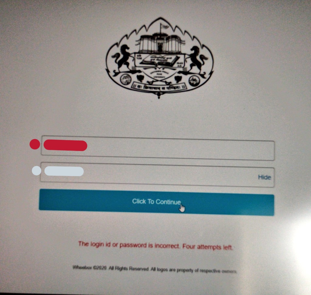 Er_NM2486's tweet photo. @SPPUSUofficial @mswaofficial " The login id or PWD is incorrect ........ " Many students are facing this issue.
Worried how will proctore exam will happen if this is the situation @ starting only.
#SPPU #BACKLOGEXAM #ERROR #puneuniversity https://t.co/OyL1eewgo3