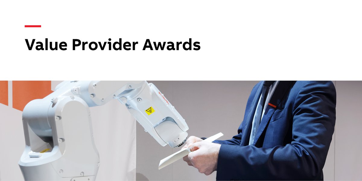 ABBRobotics's tweet image. Who will win this year’s special #ABBRobotics Award?
In addition to our usual awards, this year we will recognize the partners who excelled with #robotics #automation to support society and our communities during this special time.

Watch this space for more updates...