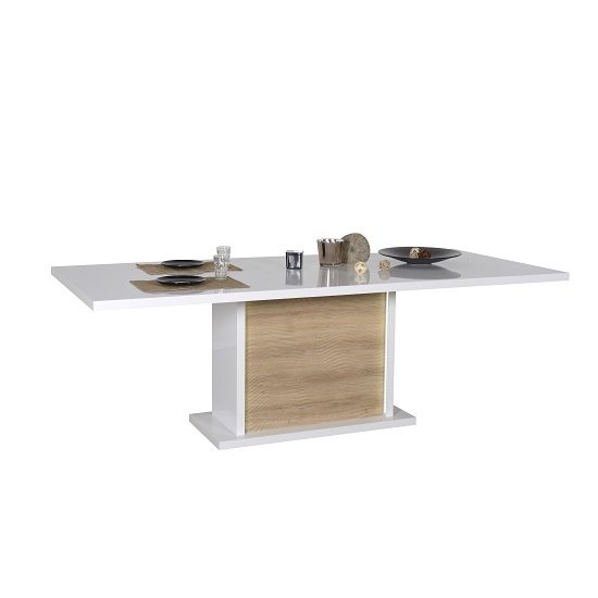 Metz Extendable Dining Table In White Gloss Oak With Lighting at Unique Furnishing - Metz Extendable Dining Table Rectangular In White High Gloss And Oak With Lighting, perfect for your dining room. Crafted ... https://t.co/cnnqQSCot4 #Tables #interiordesign #LIKE #RETWEET https://t.co/2qbNOzkZpx