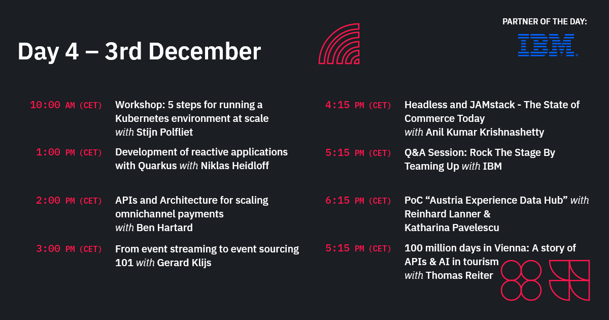 WeAreDevs's tweet image. Day 4 of the Live Week is here, let’s make it the best one yet! Are you handy enough for these software building topics? 🛠

Join the live stream 👉 hubs.li/H0BYt2n0

#wearedevsliveweek #onlineconference #ibm #softwarebuilding