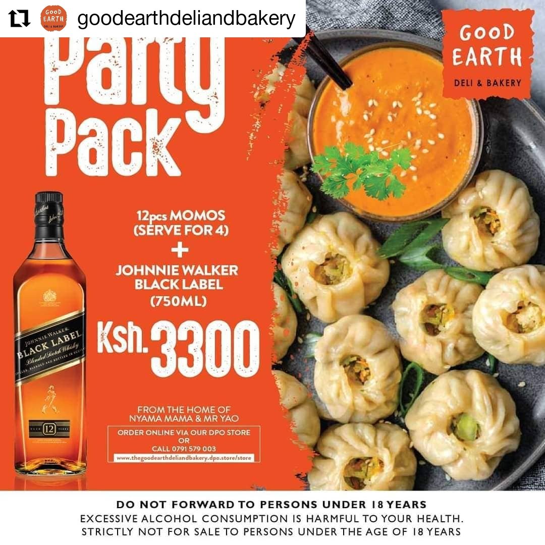 #Repost @goodearthdeliandbakery
• • • • • •
The all-you-need combo. Momos and a bottle of Johnnie Walker Black Label. All that's left is to call over the crew. Order online 24hours prior for delivery. Link in bio. #thegoodearthdeliandbakery #goodmoodfood #DPOstore