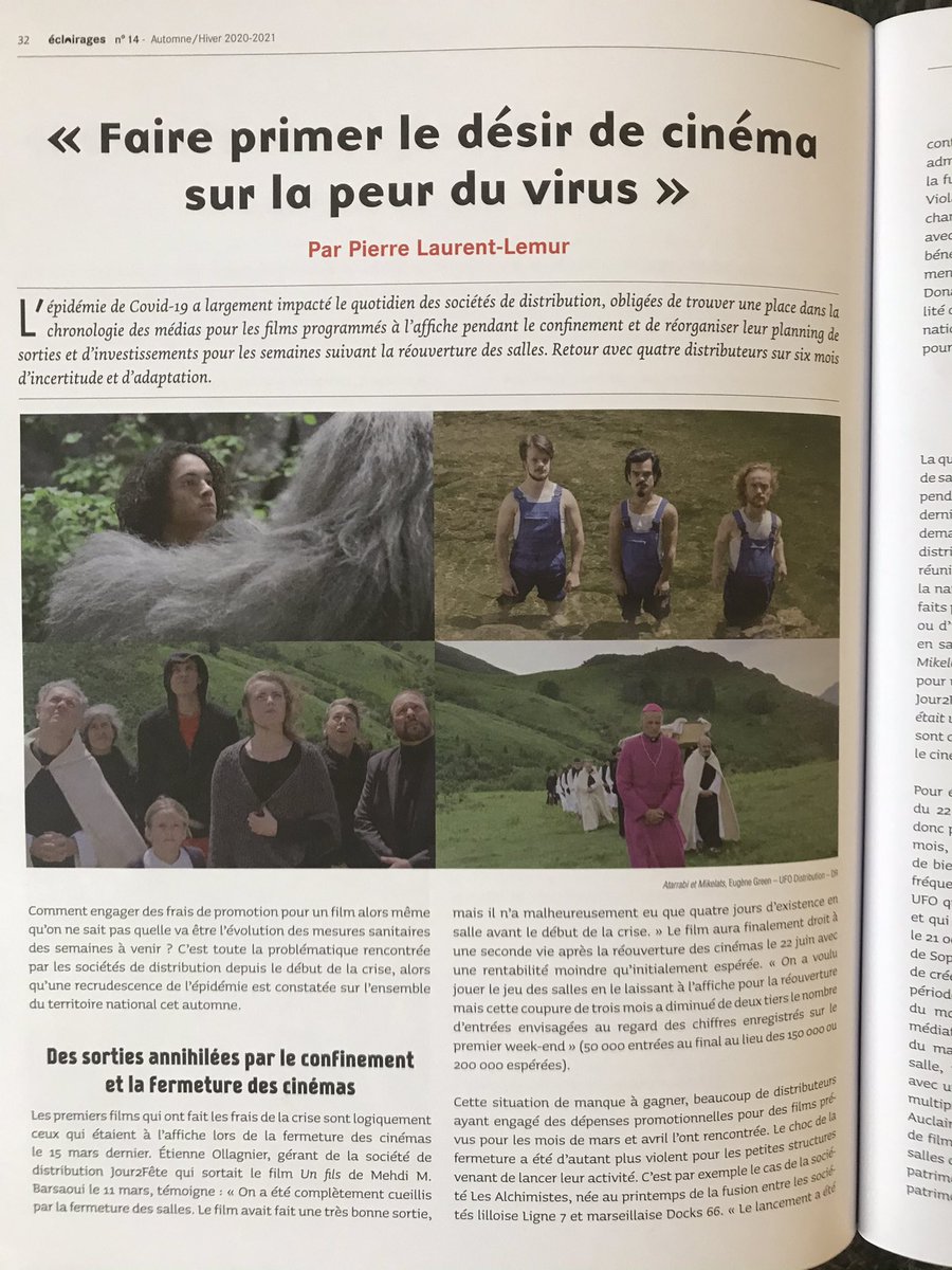 nicolasrinald1's tweet image. Le 14e #Éclairages, revue semestrielle d’@ALCA_NAquitaine, est sorti de presse et distribué ! 48 pages sur l’actu culturelle en @NvelleAquitaine dont un dossier sur l’adaptation des filières #livre et #cinéma à la crise sanitaire, à retrouver sur prologue-alca.fr/fr/eclairages