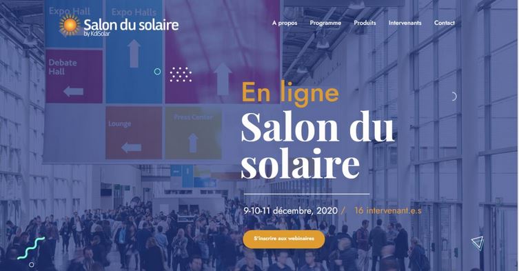 Retrouvez le syndicat des 9 au 11 décembre 2020 sur salon-solaire.live by KDI Solar pour un webinaire de notre DG <a href="/Claudia_Rzv/">Claudia Rinzivillo</a> sur les #opportunités #business #solaire en <a href="/auvergnerhalpes/">Auvergne-Rhône-Alpes</a> ! Plus d'infos et inscriptions ici salon-solaire.live/programme-des-…