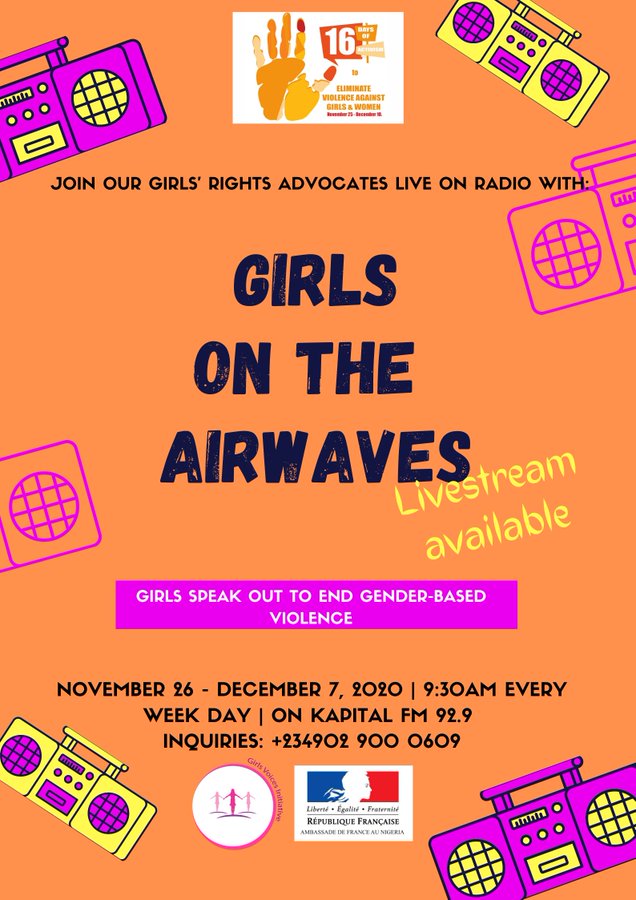 EZINNE ELIZABETH (@geoffreylizzyb) on Twitter photo Hello there! It's another day for <a href="/girlsvoices1/">Girls Voices</a>'s Girls on the Airwaves radio show and is happening live, now <a href="/kapitalfm929/">Kapital FM</a>. Come and hear adolescent girls advocate for girls right. You don't want to miss it. Hello there! It's another day for <a href="/girlsvoices1/">Girls Voices</a>'s Girls on the Airwaves radio show and is happening live, now <a href="/kapitalfm929/">Kapital FM</a>. Come and hear adolescent girls advocate for girls right. You don't want to miss it.