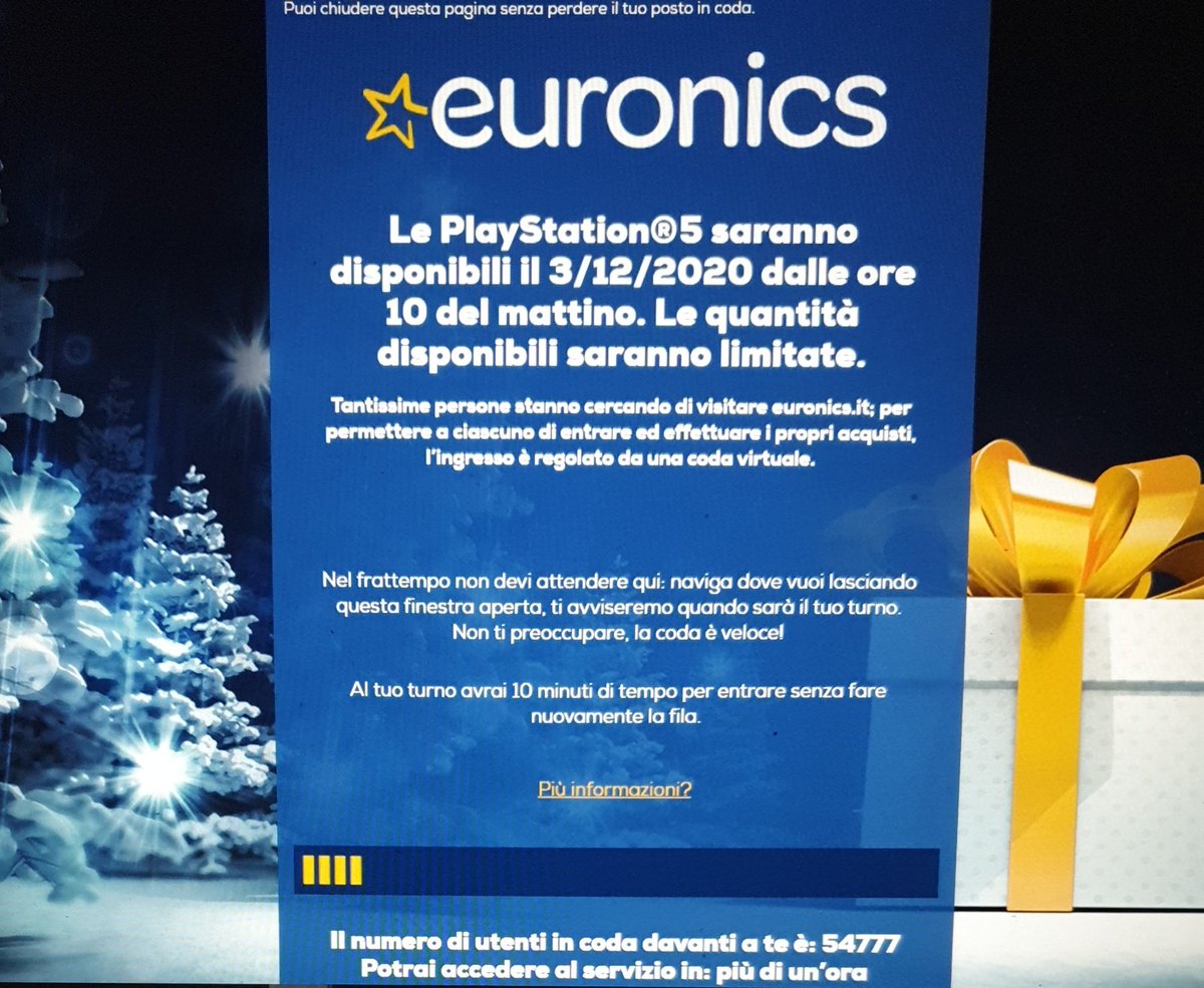 L'ansia in una sola foto. 
Grazie #PS5 #euronics