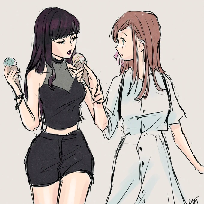 「ちょっと頂戴」

気分転換にちょっと落書き。ガイアまだ出てきてないので勝手なイメージ。ストーリー終わったらどうなるかな…ワクワク
#FF14 #FF14イラスト 