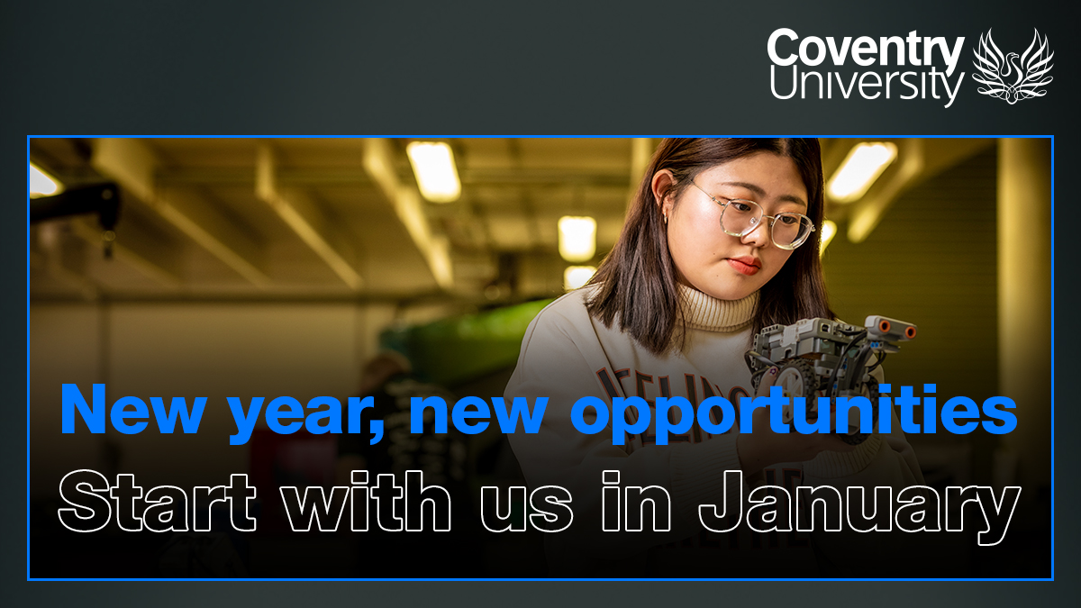 We were chosen as the top modern university for the Midlands in the Guardian University Guide. Check out our range of January courses and see how we can help you achieve your career goals 👏 
bit.ly/3fOVTU5
