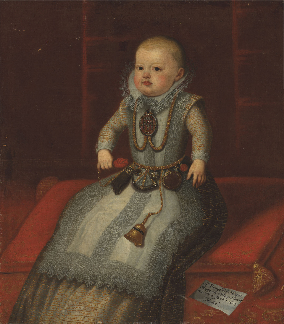 ColeccionMMoret's tweet photo. Dijeros, dijes y «objetos de virtud» contra el mal de ojo.
Taller de Juan Pantoja de la Cruz. La Infanta Ana María a la edad de un año. A subasta en Christie's.
Seguidor de Diego Velázquez. El Príncipe Felipe Próspero. A subasta en Christie's. https://t.co/W96LtXDLWQ