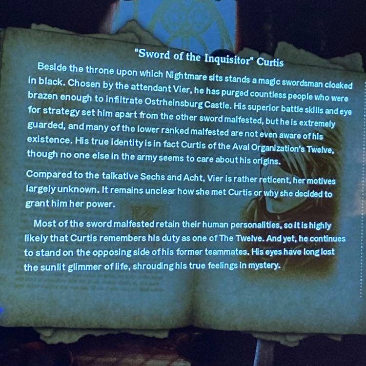 so this form of curtis is...a wild fuckin ride to process. because he supposedly can remember his past and the ppl in it, he remembered groh in his dying moments according to last tweet (maybe even remembered natalie when he died at the fissure too) but is also Hella Out Of It??