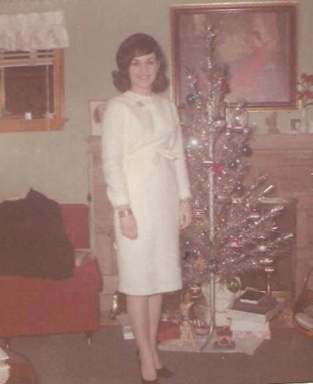 Photos of women posing with their Christmas trees (1950s/60s)Love them all.Enjoy!!