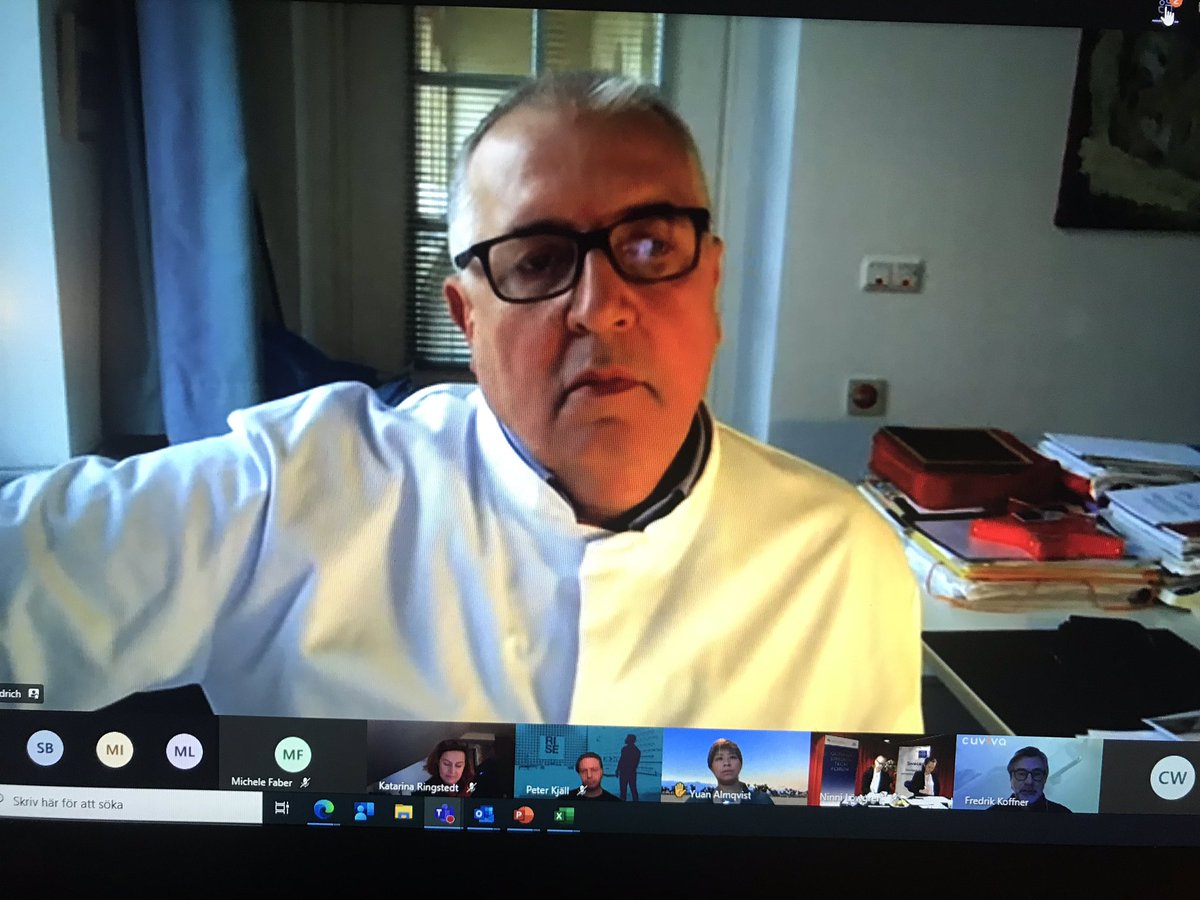 Such a fantastic 1st virtual visit <a href="/ChariteBerlin/">Charité - Universitätsmedizin Berlin</a> with Prof. dr. med. Friedrich Koehler! Such passion! Great dialogue/exchange of experiences 🇩🇪🇸🇪 <a href="/AHK_Schweden/">Deutsch-Schwedische Handelskammer</a> #SwecareinGermany