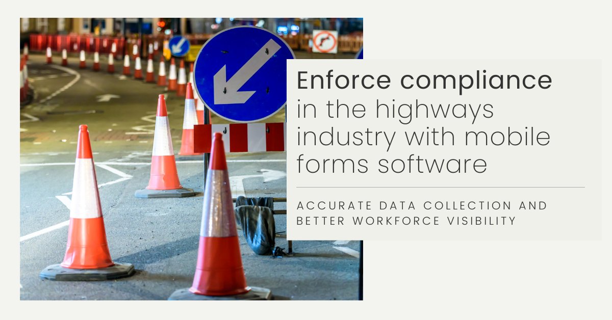 By implementing #digital processes and investing in mobile workforce management software, companies operating in the #highways sector can enforce accurate data collection, increase workforce visibility and boost #compliance. Read more in our blog: bit.ly/2JA8rCF