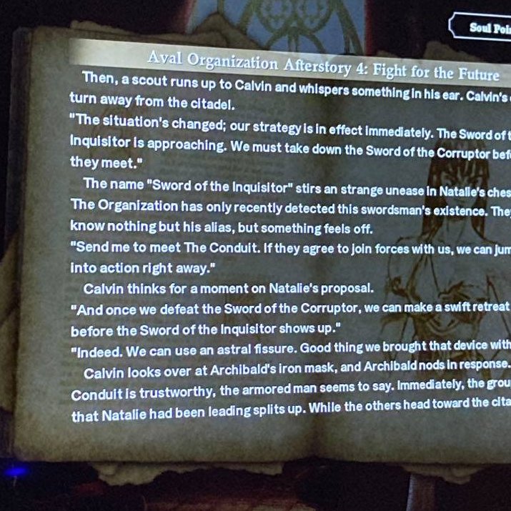 so now you're probably wondering, is there really a chance that curtis and groh might see each other again? is there a chance curtis might "snap out of it" right before groh is forced to kill him again? sure. but aval/natalie/conduit might get to him first. (sorry 4 bad pic)