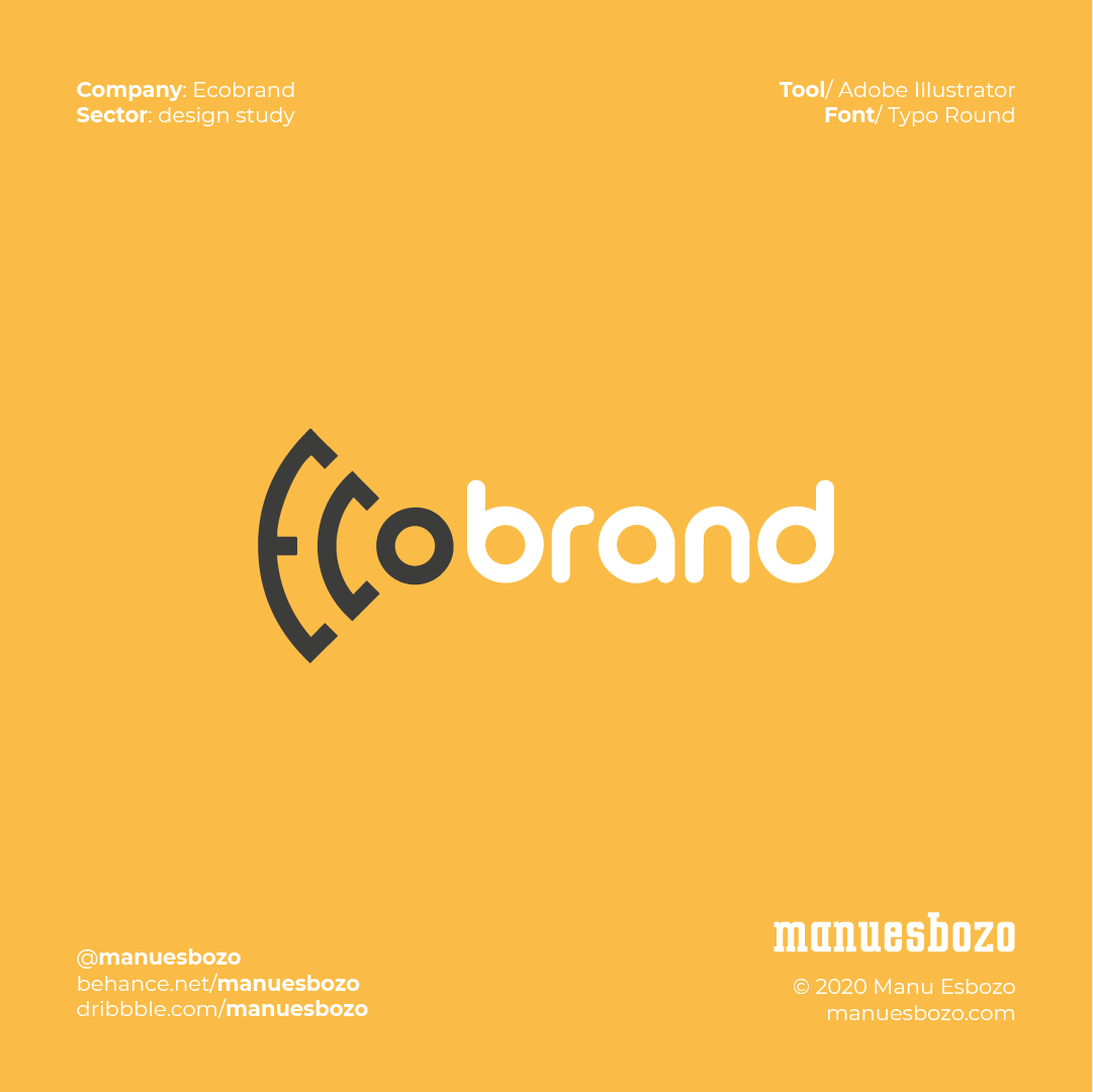 [ECOBRAND LOGO]

Design studio focused on creating digital brands. Identity in social networks.

#ecobrand #logo #logodesigns #logodesigner #brand #branding #brandidentity #illustrator #manuesbozo
