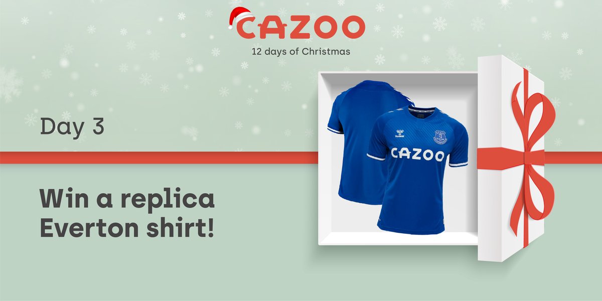 🎊 On the 3rd day of Christmas, Cazoo gave to me… 🎊

Another chance to win a replica <a href="/Everton/">Everton</a> shirt!

To enter: 
RETWEET this post
FOLLOW <a href="/CazooUK/">Gara Tam Kỳ Auto - Xe ô tô cũ, xe tải cũ Quảng Nam</a> 

Competition closes at 9am on 04.12.20! T&amp;Cs Apply.

#Cazoomas #EFC