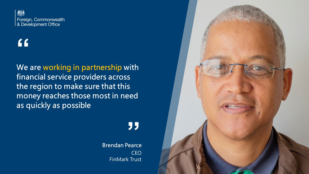 Finmarktrust's tweet photo. As borders shut with #COVID19 many migrants in South Africa were unable to send money. @Finmarktrust set up the Income Relief Fund for Migrants with #UKAID. Read on how we'll reach 8,000 households across #SADC here https://t.co/8CVNnSzLFR #UKHumanitarianFund #UKRemittanceSupport https://t.co/pfSMcNYuxk