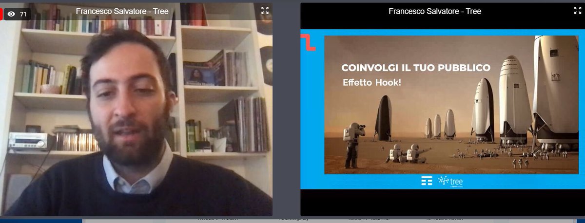 🗣Effetto Hook: i primi 30 secondi di pitch sono fondamentali per incuriosire il tuo pubblico. Ne parla <a href="/Francesco__Salv/">Francesco Salvatore</a> di <a href="/treeopen/">tree open</a> ai #millennials team di #InnovationTime!