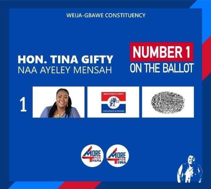 TinaGMensah's tweet photo. #VoteNumber1
#4More4Nana
#4More4Tina https://t.co/C6anemnfmK
