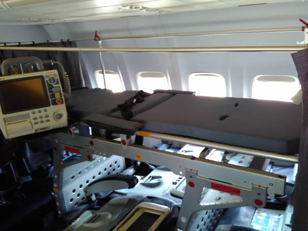 FlyingDoctorsNG's tweet photo. Our Emergency Transport Unit service is a medical cabin system that is built on a commercial flight with appropriate medical equipment on-board for patient monitoring and care.
It is a cost-effective means of medical evacuation.

#medicalevacuation #medicaltransfer https://t.co/bFUobpGq1j