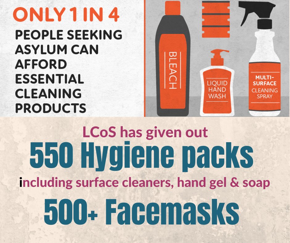 LeicesterCoS's tweet photo. Covid has been an special risk for Asylum Seekers living in shared accommodation; since the start we've distributed 600 face masks and other PPE items to help keep people safe and healthy.

#supportasylumseekers
#leicestercityofsanctuary #CoS https://t.co/LvaFRhvwnj