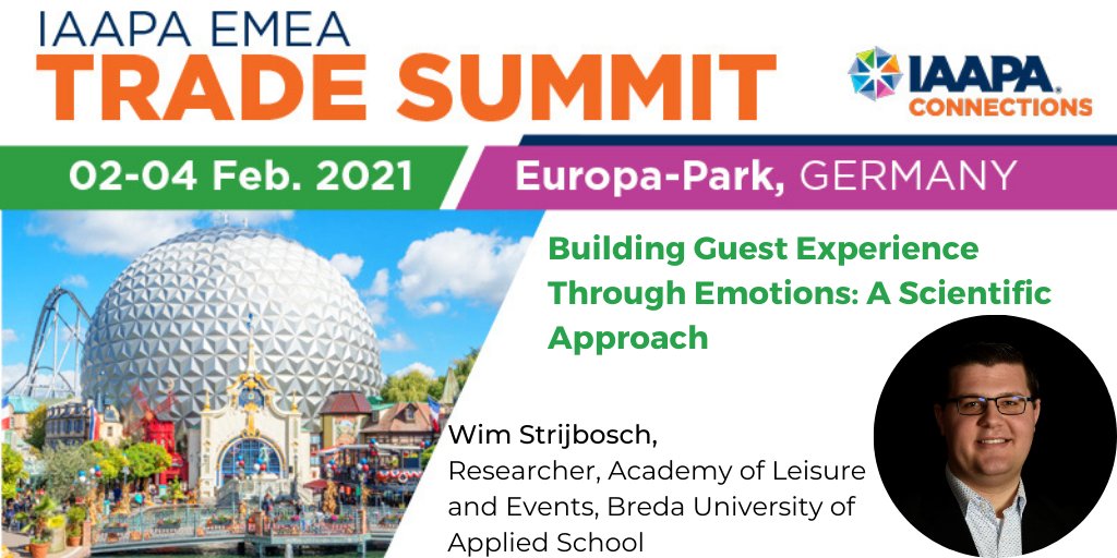 IAAPAEMEA's tweet photo. SPEAKER SPOTLIGHT: Wim Strijbosch, Researcher, Academy of Leisure and Events, Breda University of Applied School. If designing guests experience is on your mind this is a session for you. Register today: https://t.co/R5chMJ8Coc #IAAPATradeSummit https://t.co/yAAvdrpK58